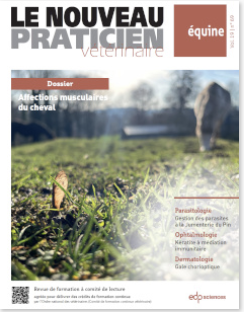 Le Nouveau Praticien Veterinaire Omslag Le Nouveau Praticien Veterinaire